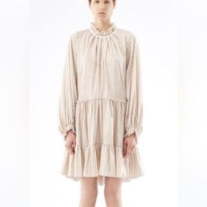 Phillip  Lim | Lon g Sleeve Striped Dress